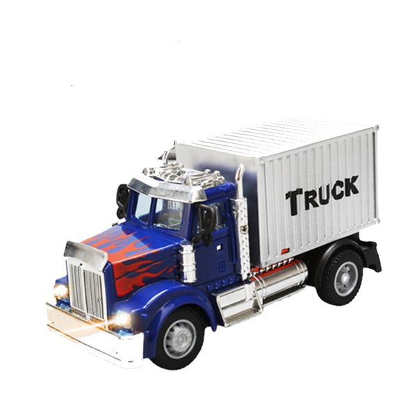 Ferngesteuertes Autospielzeug für Jungen im Alter von 3–8 Jahren, kabelloses Aufladen eines kleinen Mini-RC-Truck-Autos, Driftin Optimus Truck, Spielzeug für Kinder, Geschenk