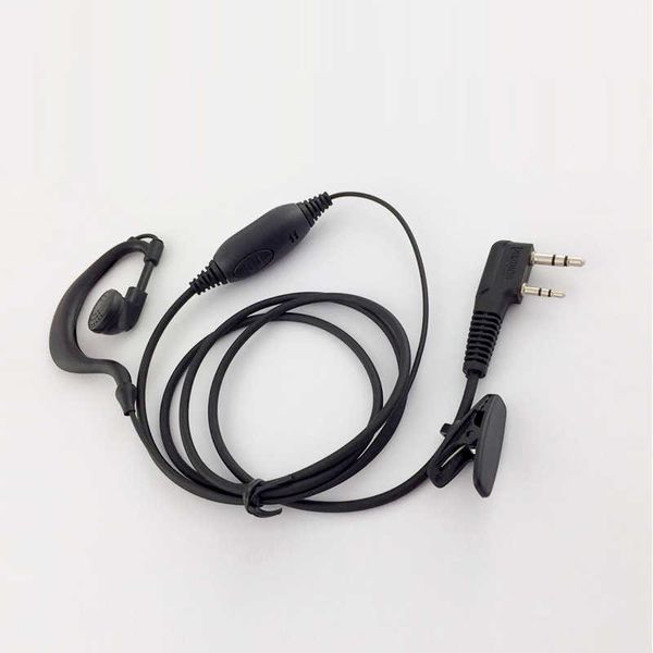 Cabo de fone de ouvido universal K-head M-head para fones de ouvido com redução de ruído Baofeng Fones de ouvido de intercomunicação ao ar livre