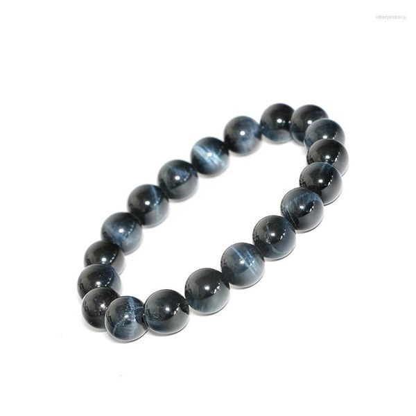 Strand Blue Tiger Eye Bracciali in pietra naturale per donna Uomo Braccialetto semplice energia Aiuta attività accademiche Gioielli campo magnetico