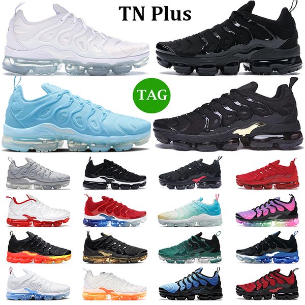 Designer tn plus Herren Damen Laufschuhe tns Triple Black White Metallic Gold Cool Grey Hyper Blue seit 1972 Grape Herren Trainer Outdoor Sneakers