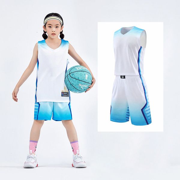 Completi di abbigliamento Bambini adulti Maglie da basket Uomo Ragazzi Ragazze Set Uniformi per bambini Fitness Calcio Tennis Studente Tuta GYM Tute 7704 230620