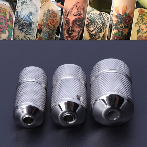 Punhos de tatuagem 22/25/30 mm de aço inoxidável travamento automático para tatuagem alça de barra de agulha para máquina 230620