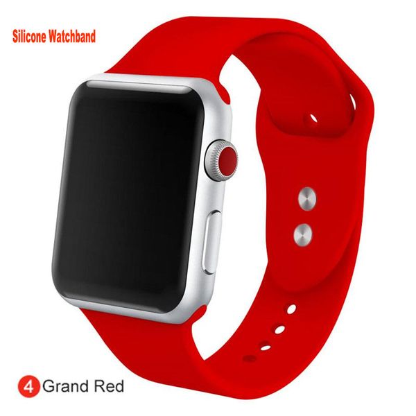 Cinturino in silicone morbido traspirante Cinturino in silicone sportivo di ricambio per Apple Watch Series 8 7 6 SE 5 4 3 2 1 se Smart Strap 49mm 41mm 45mm 38mm 40mm 42mm 44mm cinturini