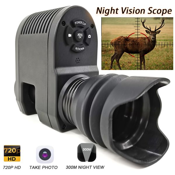 Telecamere da caccia Design integrato Megaorei 3 Night Vision Scope per fucile Optical Sight Telescope Camera NV007 Può prendere Po e Video 230620