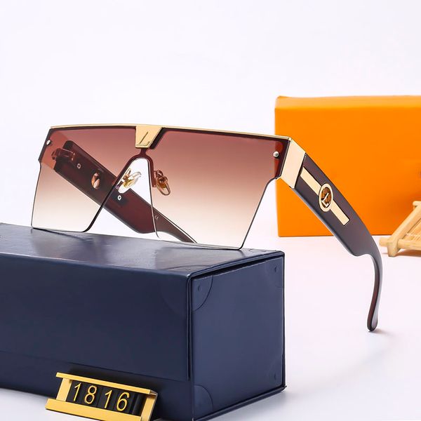 Дизайнерские мужчины солнцезащитные очки модные солнцезащитные очки женская бизнес -бизнес адумбрал классические пляжные очки