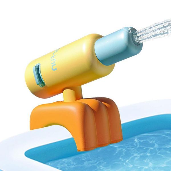 Sand Play Water Fun Pool Water Shooter Water Squirter For Boys 5 Holes Swimming Pool Game Outside Toys For Kids Sprinkler Water Toys For Inflatable 230621