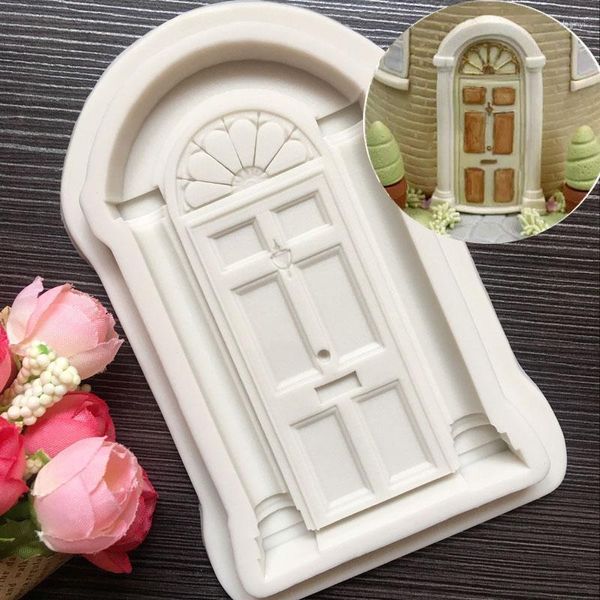 Stampi da forno Retro Porta Torta Stampo in silicone Fondente Decorazione Bordo natalizio Impasto Cioccolato Mol