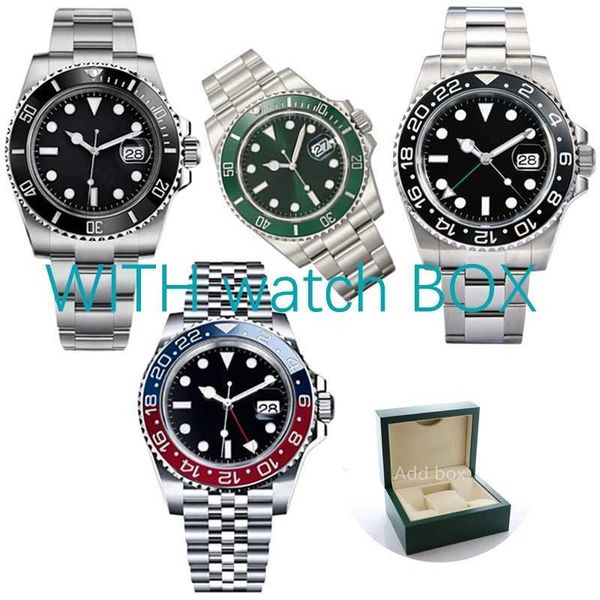 Relógios mecânicos de luxo relógios de pulso masculinos relógios de pulso femininos relógios automáticos masculinos relógio mecânico 40mm 904l aço inoxidável natação designer relógio YI-Z6O8
