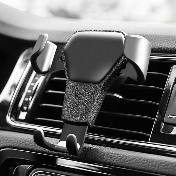 Gravity Car Holder per telefono Air Vent Clip Mount Mobile Cell Stand Supporto GPS per smartphone per iPhone 14 13 Xiaomi Samsung Phone