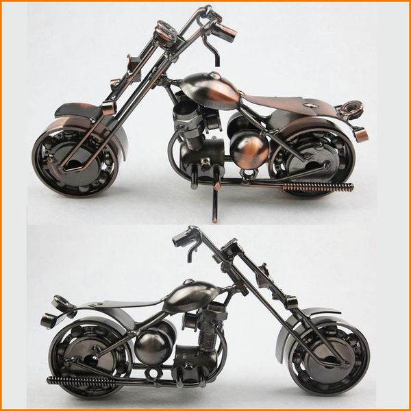 Il più nuovo design in stile americano Iron Art Metal Craft Harley Modello di motocicletta Giocattolo Modelli di motociclette Giocattoli Accessori per la decorazione della casa Souvenir