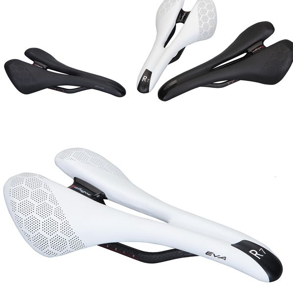 Selle per bici R7 est Design Sella per bicicletta Alta qualità Hollow 168g Full Carbon Fiber MTB Road 230621