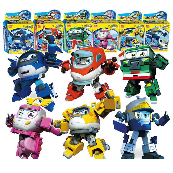 Transformationsspielzeug Roboter ABS Mini China Hochgeschwindigkeits-Eisenbahn-Superzug Roboter Transformationsspielzeug Verformungsauto Actionfigur CHSR Spielzeug für Kinder Geschenk 230621