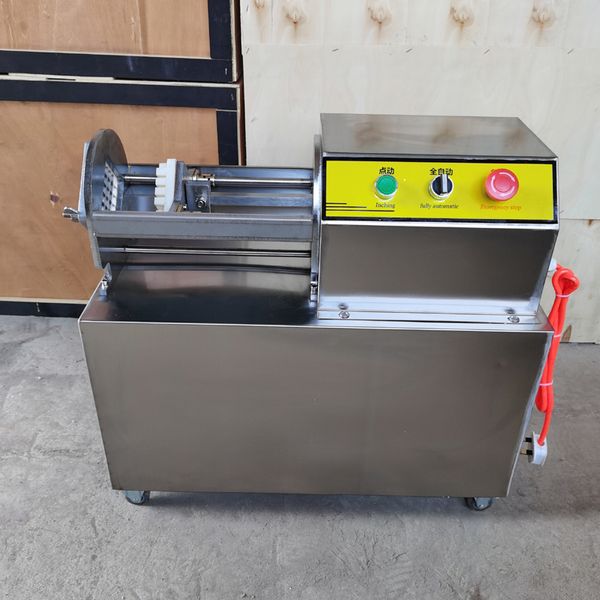 Máquina de corte de vegetais LINBOSS Cortador de batatas comercial automático Cortador de batatas fritas industrial 220v