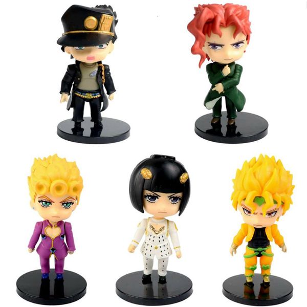 Estatuetas de objetos decorativos 1 pçs Anime JoJos Bizarre Adventure Action Figures Joseph Joestar Phantom Blood Steel Ball Run Estátua Coleção Kid Gift Toy 230621