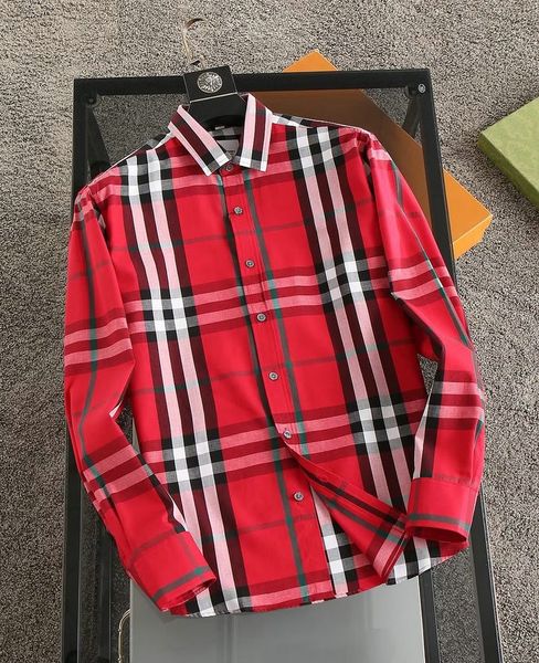 Polo da uomo Camicie a maniche lunghe M 3XL Felpa in cotone nero Girocollo Pullover plaid Maglia loopback a righe Engineered Summer wear stripe new style mens Tshirt