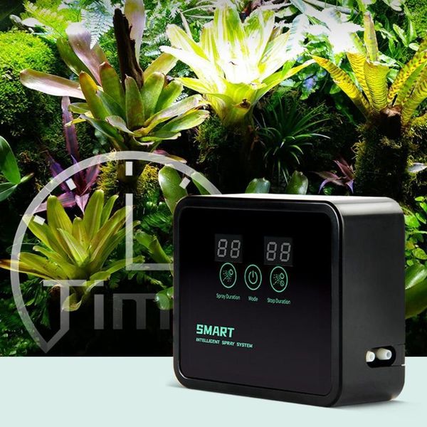 Attrezzature per l'irrigazione Kit di controllo del sistema di nebulizzazione dell'atomizzatore del rettile dell'animale domestico Strumento intelligente Timing Umidificatore per piante Nebbia automatica Foresta pluviale