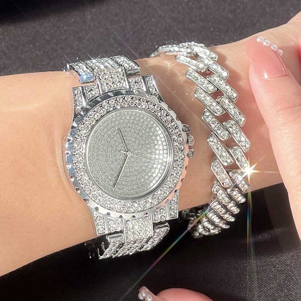 Relógios femininos com strass, relógio de ouro, feminino, pulso, marca de luxo, cristal, pulseira feminina, relógio feminino, 230613