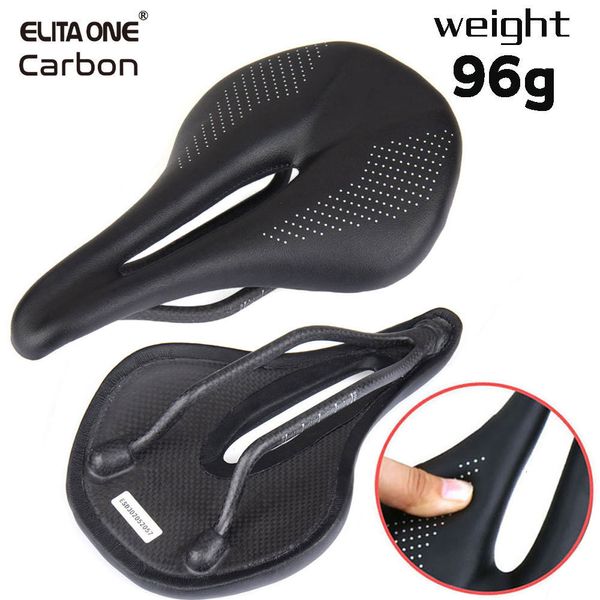 Велосипедные седла Elita One MTB Road Saddle 240 143 мм углеродного волокнистого кожа 96G 230621