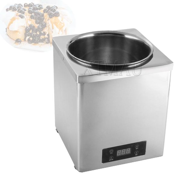 220 V/600 W Elettronico Pentola In Acciaio Inox Scaldalatte Perla Pentola 7L Perla Tapioca Farina Pentola di Isolamento Termico