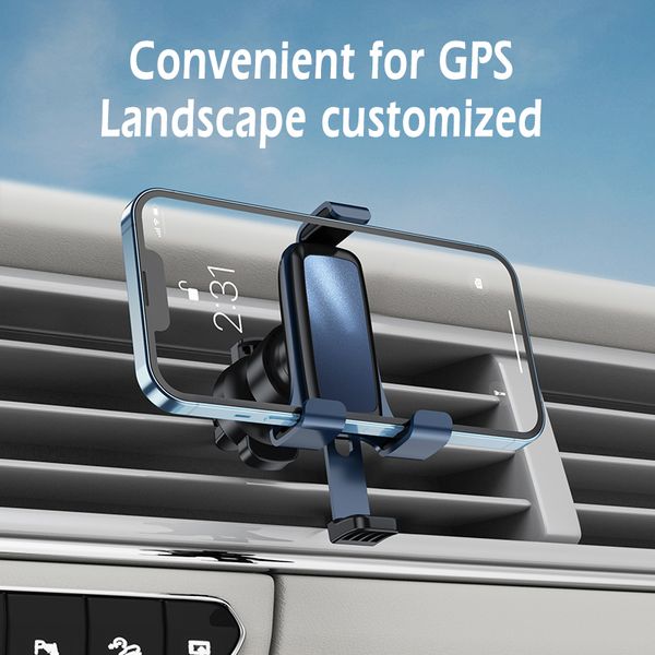 Ossky G3 Gravity Car Phone Holder Air Vent Mount Clipe Auto GPS Suporte para celular para iPhone 13 12 Xiaomi Huawei Samsung