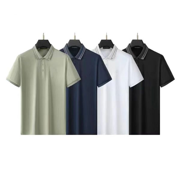 Polo da uomo lettera sul petto T-shirt da uomo firmata T-shirt a maniche corte T-shirt casual allentata oversize in cotone da donna YM-3XL