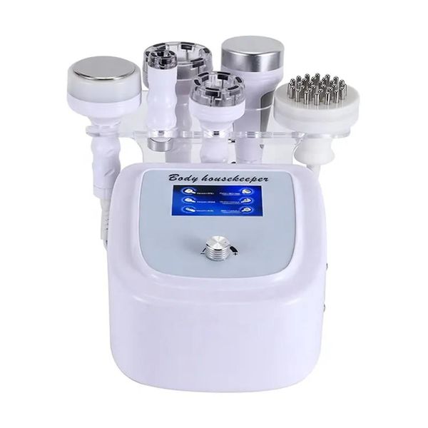 6 in 1 Dimagrante 80K RF Cavitazione ultrasonica Liposuzione Perdita di peso Sottovuoto Pressoterapia Apparecchiatura di bellezza Massaggio completo per il corpo Macchina per modellare la spa