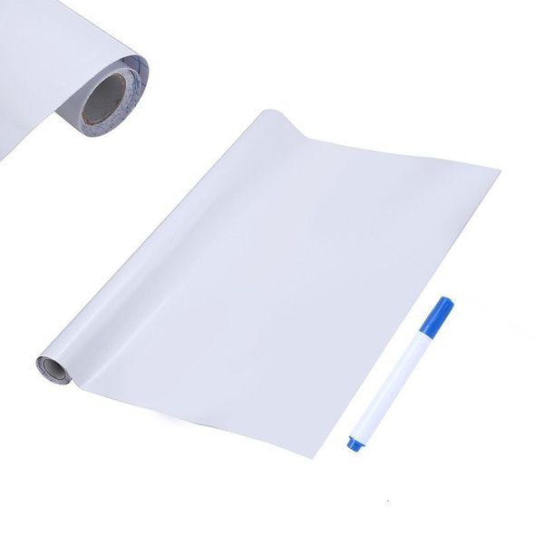 Whiteboards Magic Whiteboard Sheets 45*200 cm Trockener löschbarer Papierfabrik mit Stiftschule Unterrichtsbedarf Whiteboard -Aufkleber 230621