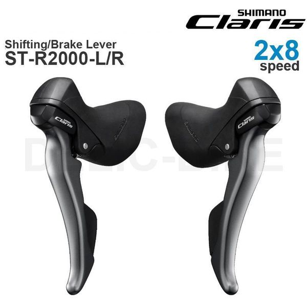 Conjuntos de grupos de bicicleta SHIMANO CLARIS R2000 2x8 Speed Shifter DUAL CONTROL LEVER ST R2000 SUPER SLR 2x8 speed para bicicleta de estrada Peças originais 230621