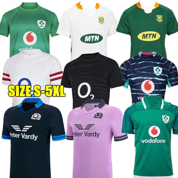 2023 İrlanda Rugby Jersey 22 23 Yeni İskoçya İngilizce Güney İngilteres İngiltere Afrika Evi Uzakta Alternatif Afrika Rugby Gömlek S-5XL