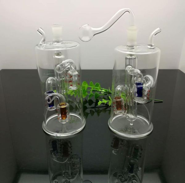 Tubi di fumo Narghilè Bong Glass Rig Oil Water Bong New Bubu High Glass Water Smoke Bottle