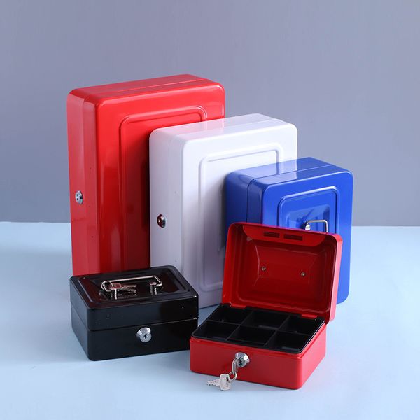 Подарочная упаковка Protable Key Locker Safe Home Shop Steel Mini Money Box Security Cash Box Box Hidden Coin Money Jewelery 230621