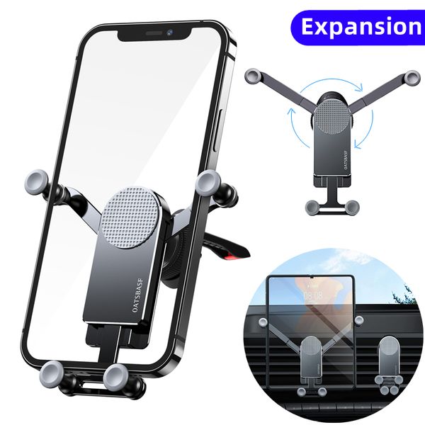 Para Samsung Galaxy Z Fold 4 3 Car Air Vent Phone Holder Stand Gravity Expansion Holders Mount For iPhone iPad Mini Mount Mount