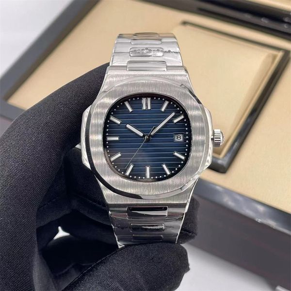 Мужские часы -дизайнер смотрит высококачественные 40 -мм сапфировые стеклянные объективы бутик стальные ремешки дизайнерские часы для мужчин Оптовые подарочные часы Diamond Luxury Watch