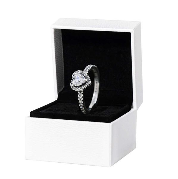 Alyans Lüks Tasarım Kadınlar 925 STERLING Gümüş CZ Diamond Fine Mücevher Fit Pandora Avrupa Tarzı Sevgilisi Nişan Talim Akış Tasarımı 578ESS