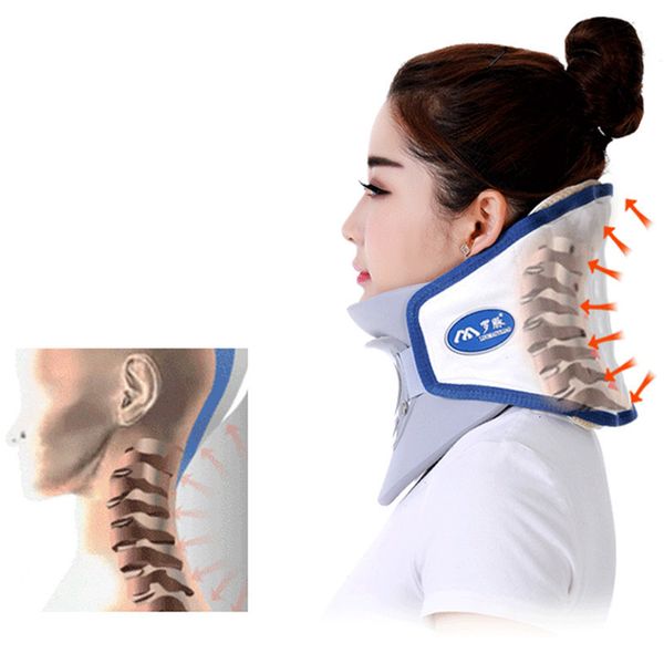 Outros itens de massagem colarinho inflável dispositivo de tração da coluna cervical pescoço correto equipamentos domésticos cuidados com a saúde massagem enfermagem 230621