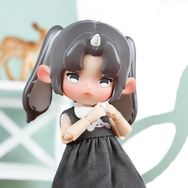 Caixa cega Penny's Box Obtisu11 Bonecas Caixa cega Cute Elf Unicorn Bjd Dolls Figures Mystery Box Anime Model Kawaii Surprise Toy For Kid Girl 230621