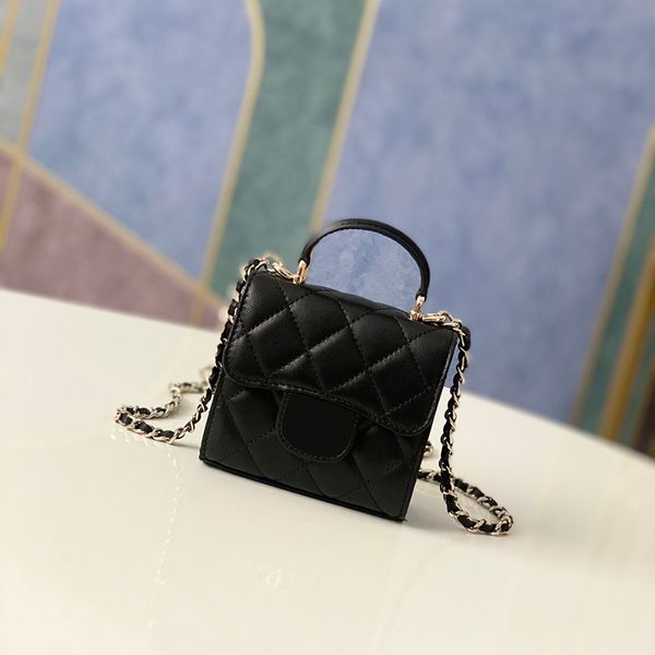 Tasarımcı Çantalar Ayna Kalitesi Klasik Mini Crossbody Çantalar Omuz Çantaları Gerçek Deri Tote Çantalar Lüks Kanal Çantası Moda Zinciri Çantalar Kadın Çanta Ayna