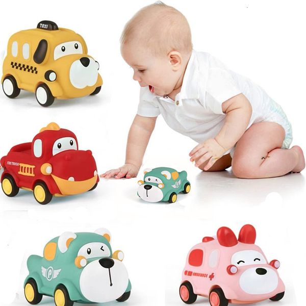 Modellauto aus Druckguss, Babyauto, Spielzeugauto, weich, robust, zum Zurückziehen, Spielzeug, Mini-Rennwagen, Kinder, Lernspielzeug für Kinder, Jungen, Mädchen, 1, 2, 3, 4, 5 Jahre, 230621