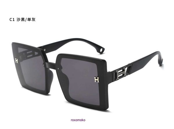 Großhandel Designer H Home Sonnenbrillen zum Verkauf Frühling 2023 Cutout Style Nische und Schutzbrille 9985 mit Geschenkbox