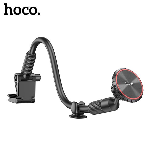 Hoco Magnetic Windshield Dashboard Flexível Long Arm Car Holder Para iPhone 13 12 Air Vent Mount in Car Support 4.5-7 inch Phone