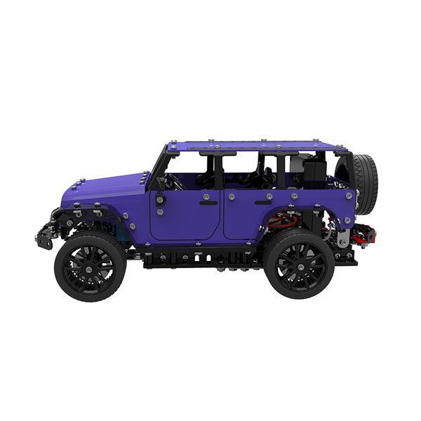 2,4 GHz 6 Kanäle USB-Ladelegierung Baustein DIY Bau Fernbedienung Jeeps Geländewagen Spielzeug Montage RC Auto