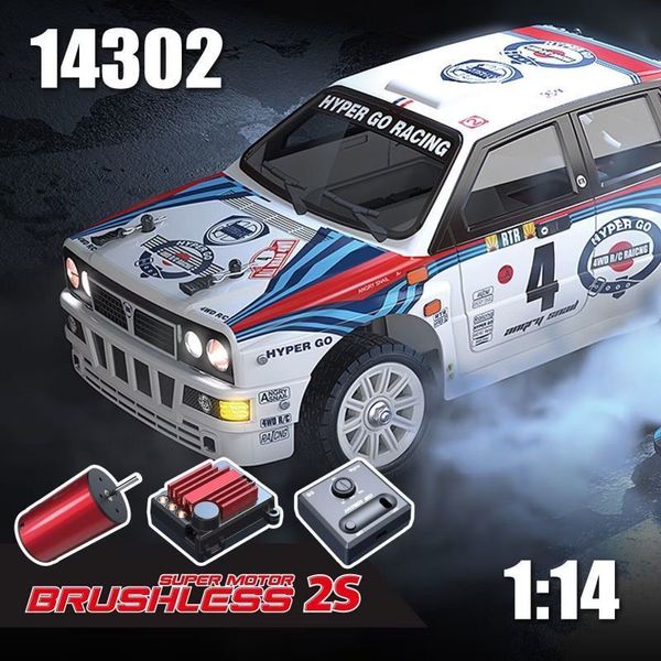 Carro de controle de carro elétrico RC 1430114302 Carro RC sem escova 4WD de alta velocidade off-road 2.4g 114 Pickup de controle remoto Esc Drifting Vehicle Boy Toys 230621