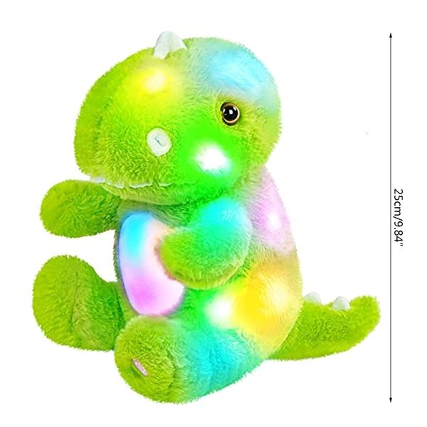 Giocattoli luminosi in peluche GXMB Glow in Dark Dinosaur Fairy Doll Toy Sleep Realistic Animal Cartoon Accessori Giocattoli educativi precoci Letto / Divano 230621