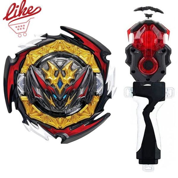 Spinning Top Laike DB B-180 Dynamite Belial com B-184 Launcher Grip Conjunto de brinquedos para meninos para crianças 230621