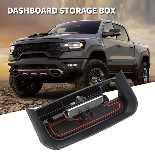 1PC CAR DASHBOARD HASE BOX Держатель Организатор Организатор Интерьер аксессуары для Dodge Ram 1500 2019 2020 2021