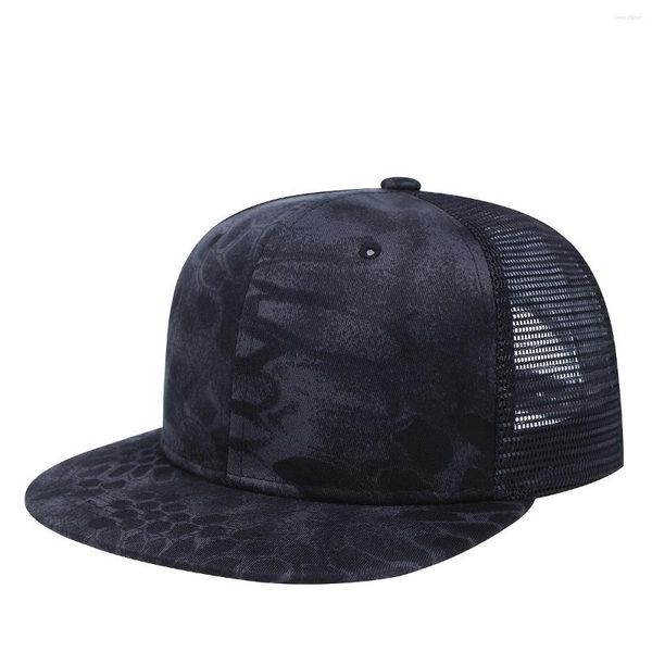 Gorro gorro/boné de caveira 1 peça chapéu hip hop masculino padrão Python malha ajustável