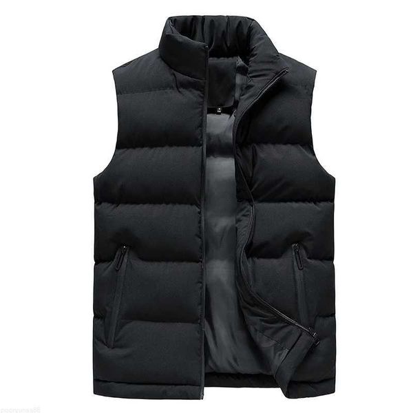 Piumino da uomo Parka uomo primavera e autunno giacca invernale da uomo gilet per piumino in cotone senza maniche uomo cappotto uomo caldo di grandi dimensioni