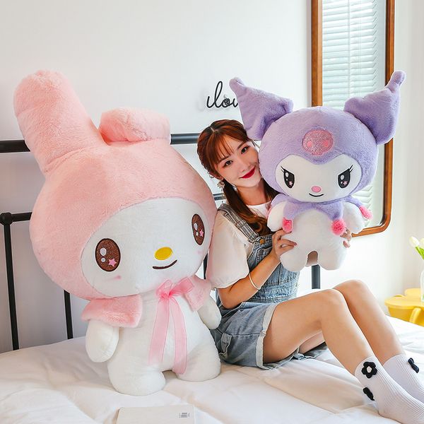 70/80 / 110cm Lovely Rabbit Little Devil Giocattoli morbidi di peluche Bambola di pezza di grandi dimensioni Kawaii Animal Cartoon Sleeping Pillow For Kids Girl Gift 2143