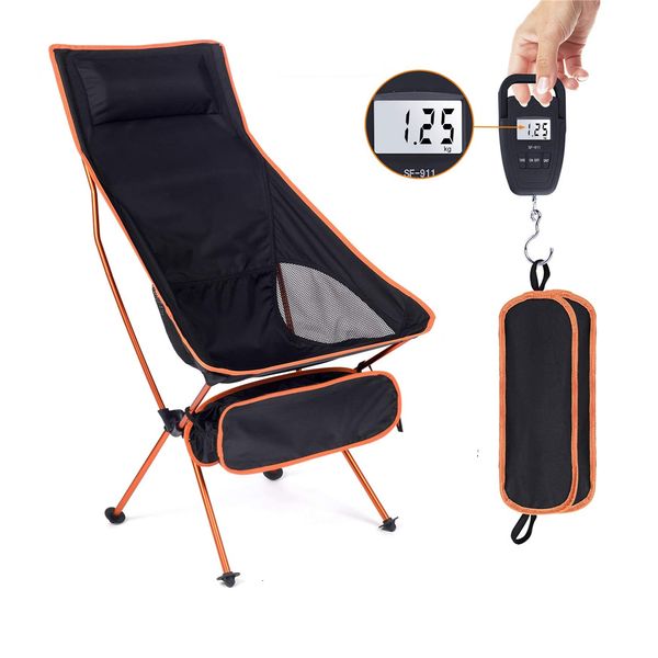 Kamp Mobilya Açık Ultralight Katlanır Sandalye Superhard Yüksek Yük Açık Sandalye Taşınabilir Plaj Yürüyüşü Piknik Koltuğu Kamp Balıkçılık Araçları Sandalye 230621