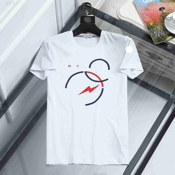 Designer New Mens T-shirt Monclair Classic Ricamato Casual T-shirt donna Abbigliamento moda Business manica corta Calssic tshirt Taglia M-XXXL ASA5